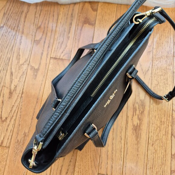 Kate Spade Jackson Medium Satchel Black Pebbled Leather - Picture 5 of 16